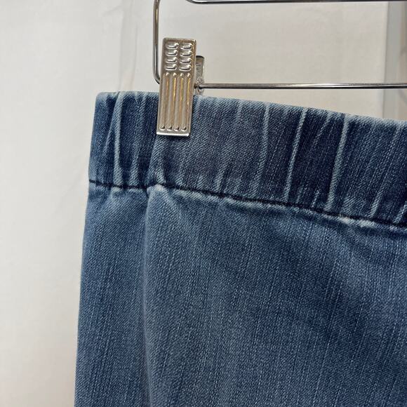 SOFT SURROUNDINGS Size M Tall MT Pull On Skinny Jeans Stretch Denim 44848 Blue - Picture 6 of 7